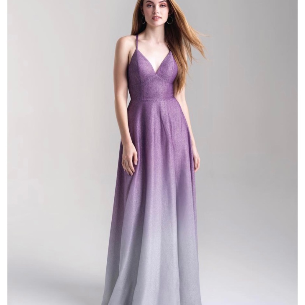 Madison James prom gown, size 4. Lavender colour, very sparkly all over.
